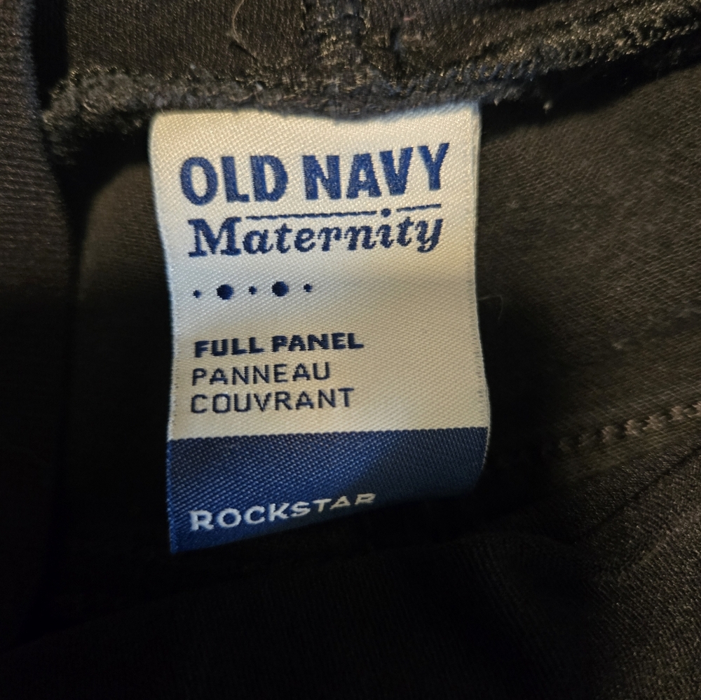 Old Navy Classic Black and Blue Rockstar Maternity Women's Jeans Bundle - Picture 6 of 12